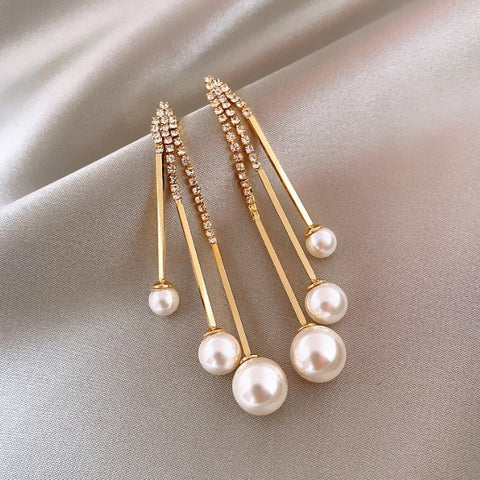 14k Gold Plated Pearl Earrings for Women