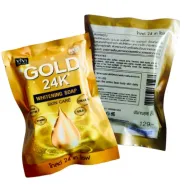 Vivi_skin care Gold 24k_whitening soap- 80gm ( Made in Thailand )
