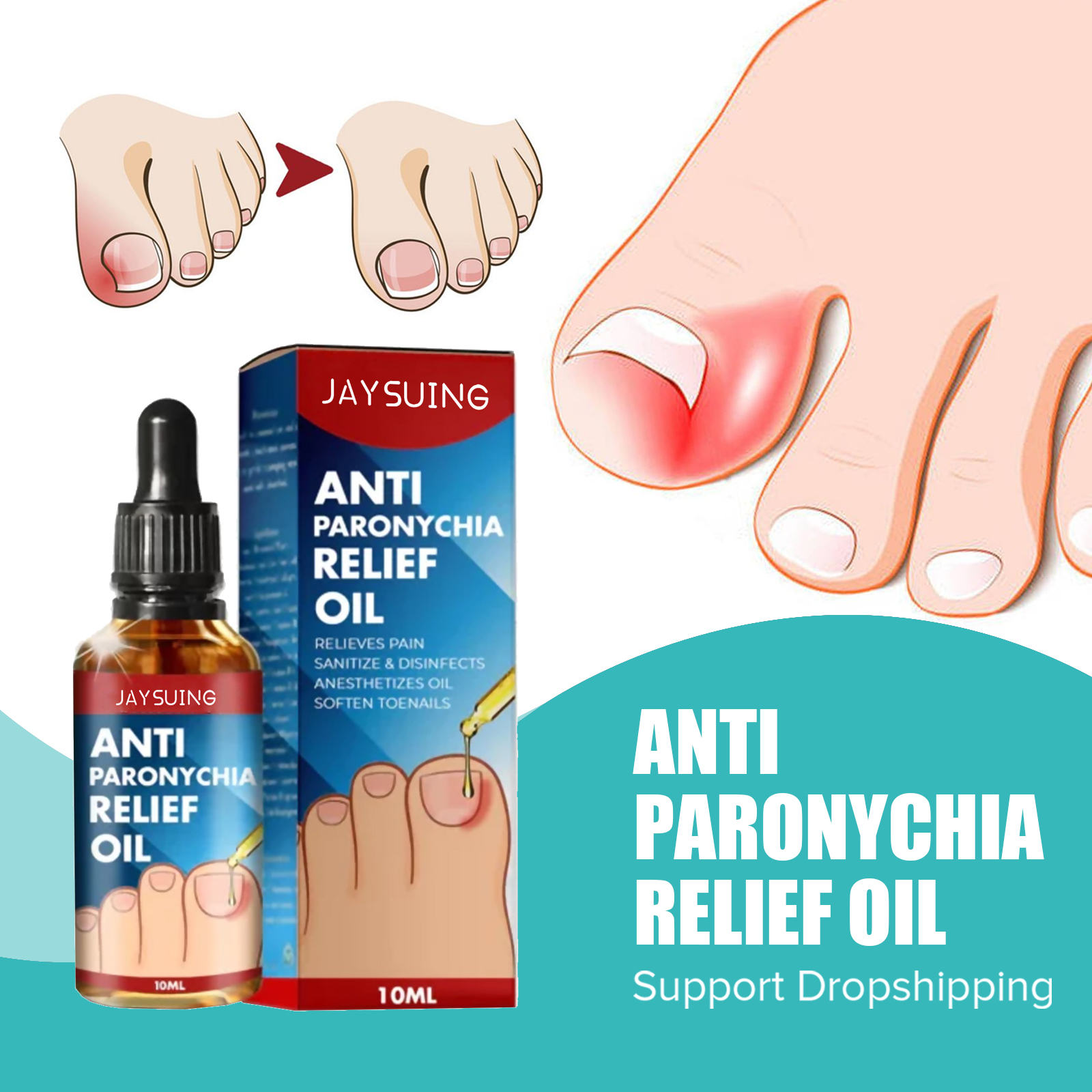 Toenailplus TM Anti Paronychia Relief oil(10 ML)