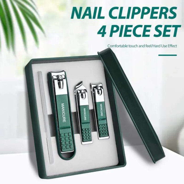 4 Piece Nail Clipper Set