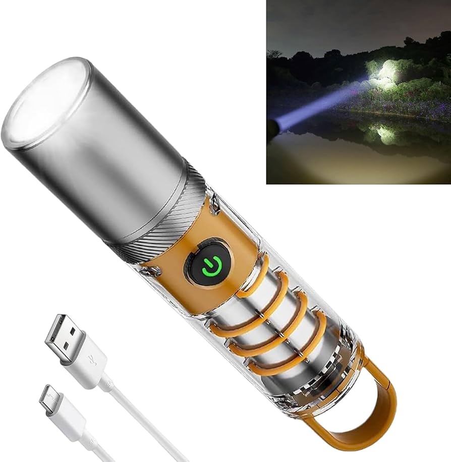 USB Rechargeable Camping Flashlight